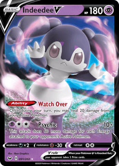 Indeedee V 091/202 Sword & Shield