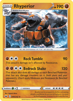 Rhyperior 099/202 Sword & Shield