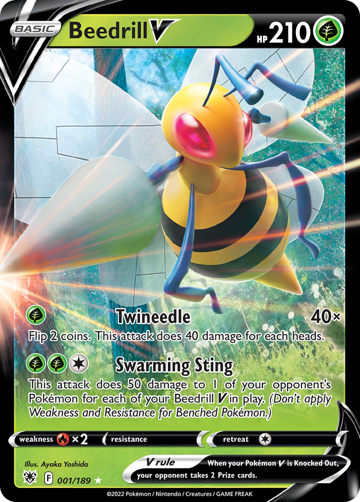 Beedrill V 001/189 Astral Radiance