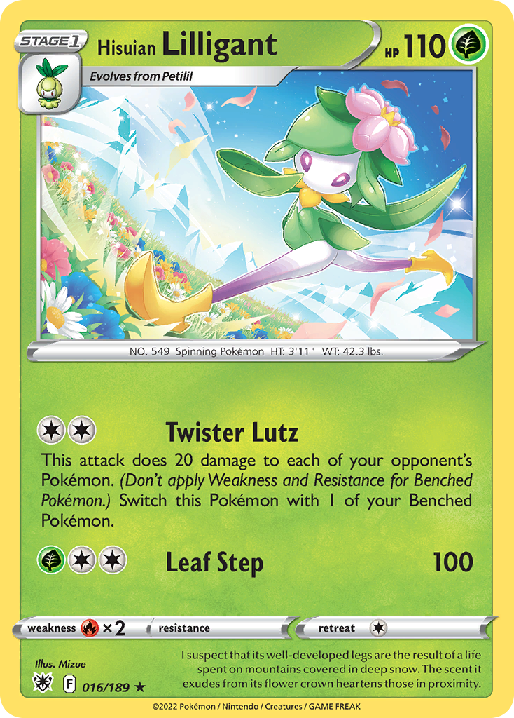 Hisuian Lilligant 016/189 Astral Radiance