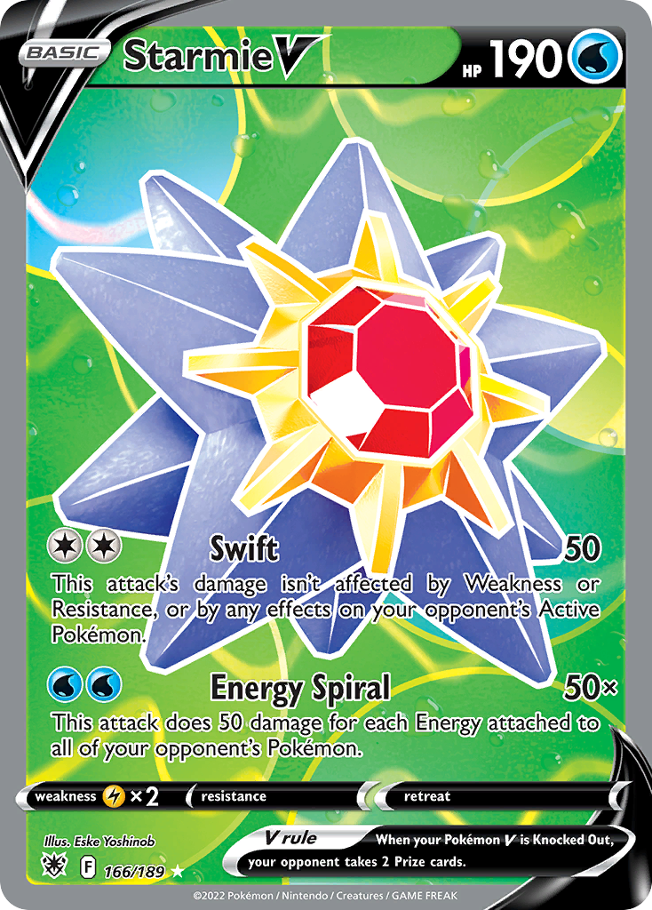 Starmie V 166/189 Astral Radiance