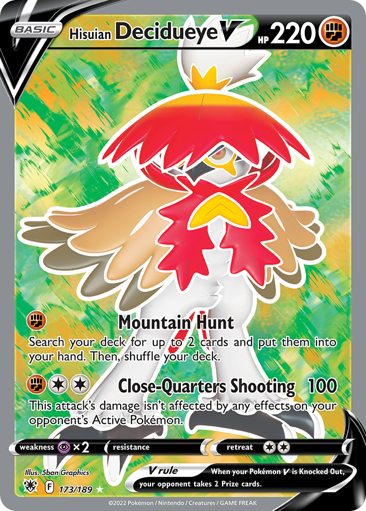 Hisuian Decidueye V 173/189 Astral Radiance