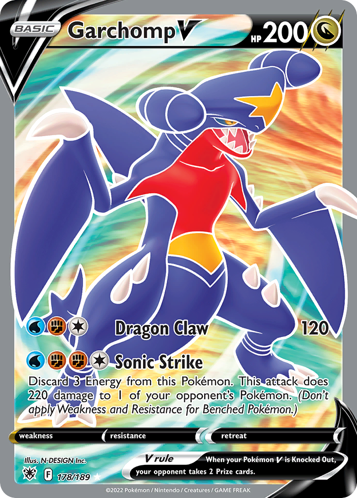 Garchomp V 178/189 Astral Radiance