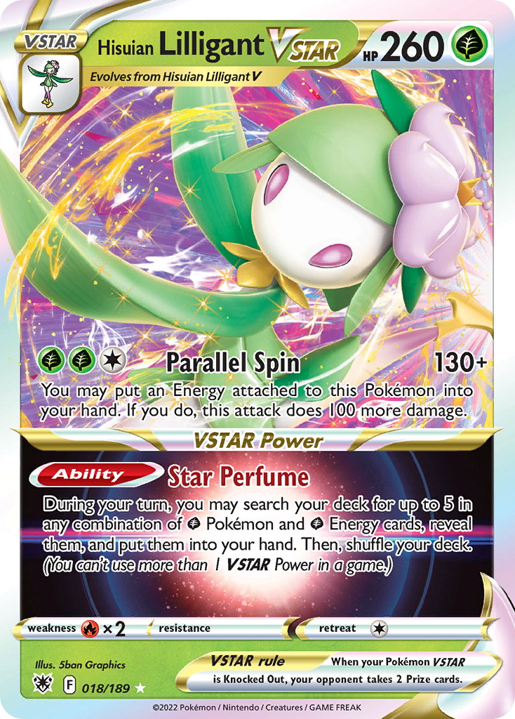 Hisuian Lilligant VSTAR 018/189 Astral Radiance