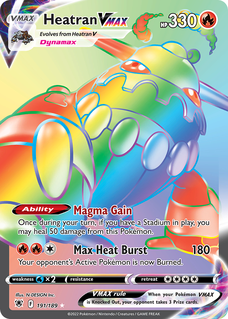 Heatran VMAX 191/189 Astral Radiance