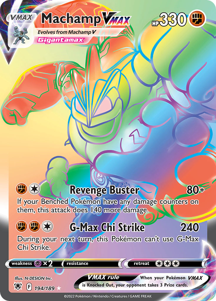 Machamp VMAX 194/189 Astral Radiance
