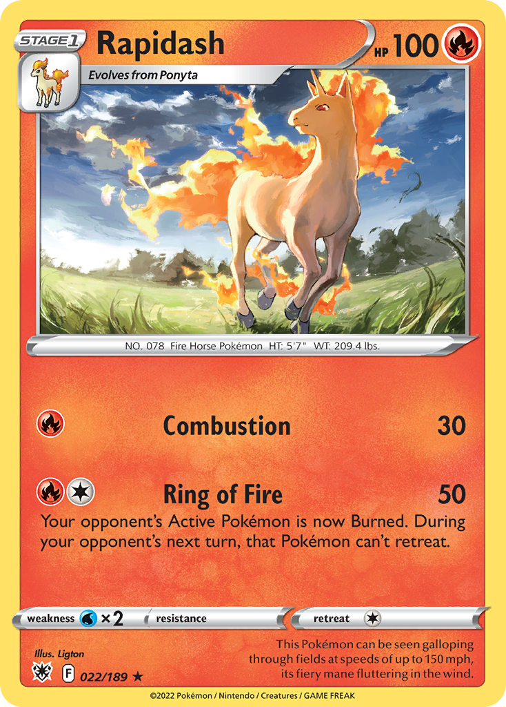Rapidash 022/189 Astral Radiance