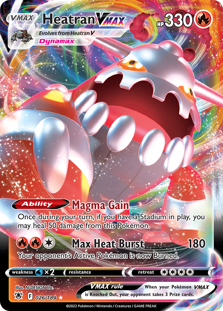 Heatran VMAX 026/189 Astral Radiance