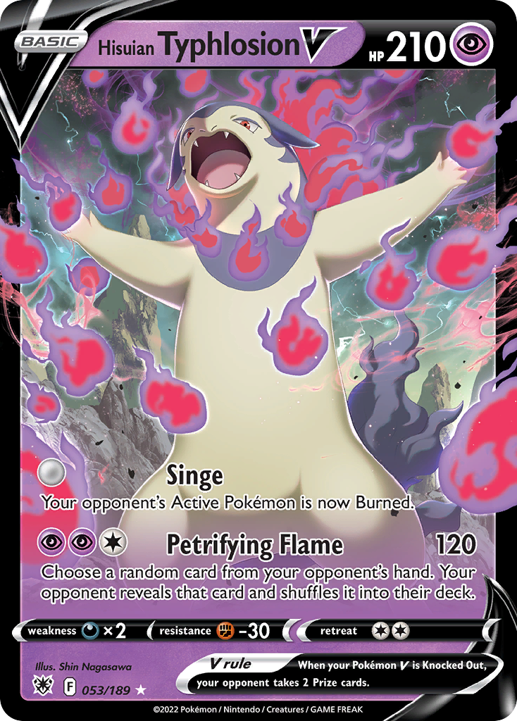 Hisuian Typhlosion V 053/189 Astral Radiance