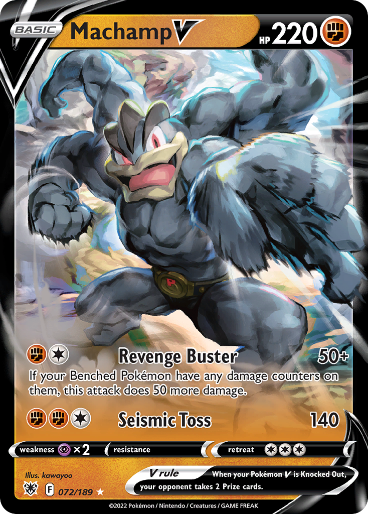 Machamp V 072/189 Astral Radiance