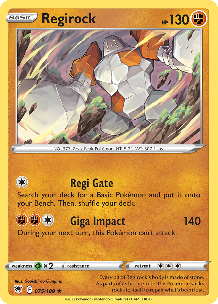 Regirock 075/189 Astral Radiance