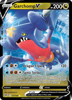 Garchomp V 117/189 Astral Radiance
