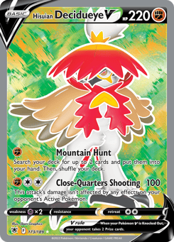 Hisuian Decidueye V 173/189 Astral Radiance