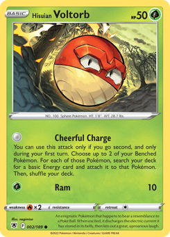 Hisuian Voltorb 002/189 Astral Radiance