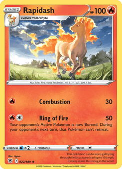 Rapidash 022/189 Astral Radiance