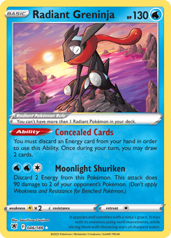 Radiant Greninja 046/189 Astral Radiance