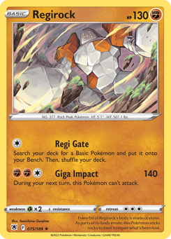 Regirock 075/189 Astral Radiance