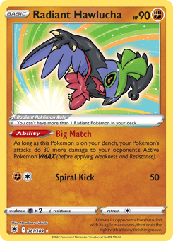 Radiant Hawlucha 081/189 Astral Radiance