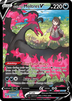 Galarian Moltres V TG20/TG30 Astral Radiance Trainer Gallery