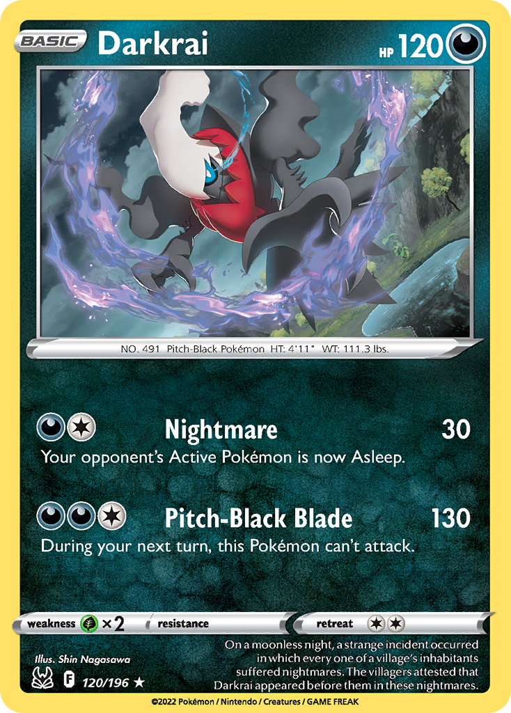 Darkrai 120/196 Lost Origin