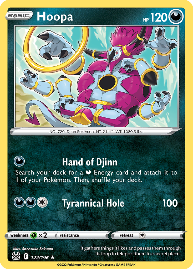 Hoopa 122/196 Lost Origin