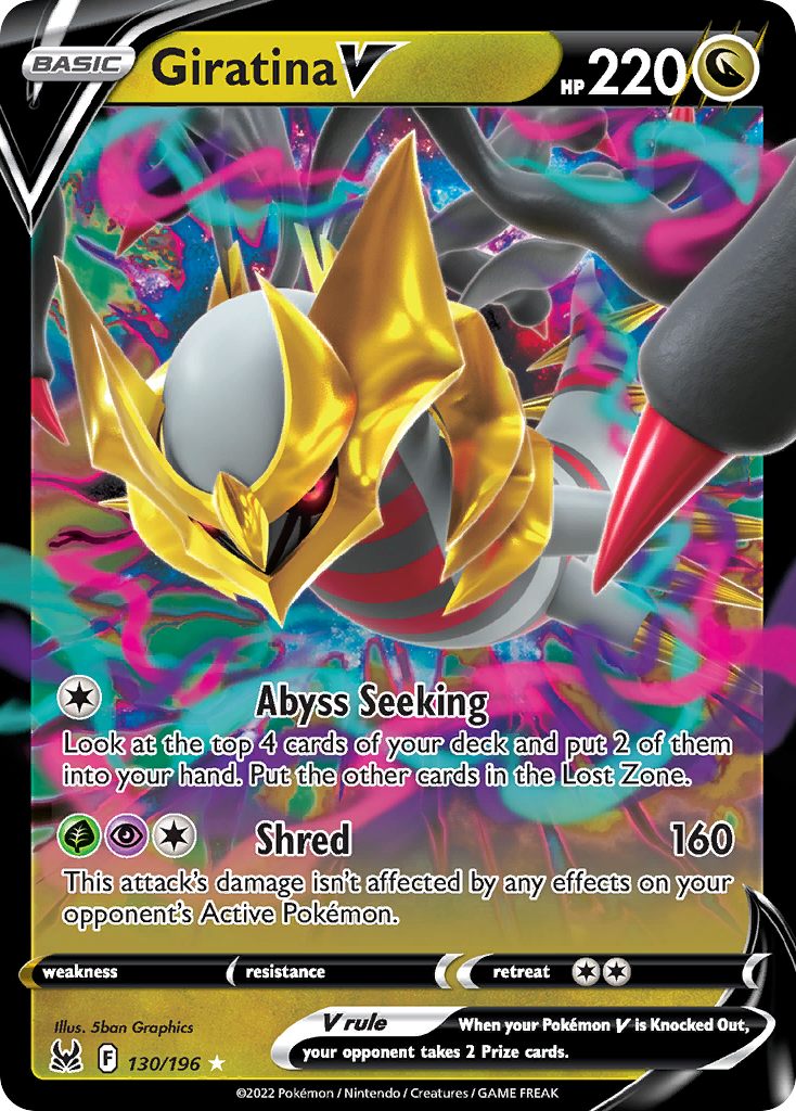 Giratina V 130/196 Lost Origin