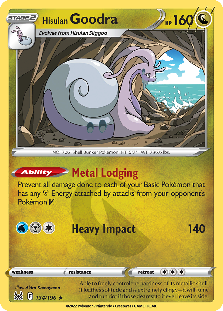 Hisuian Goodra 134/196 Lost Origin
