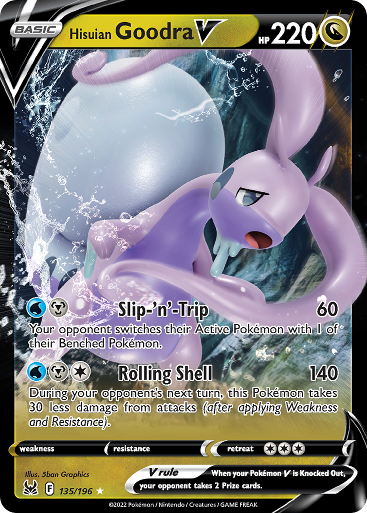 Hisuian Goodra V 135/196 Lost Origin