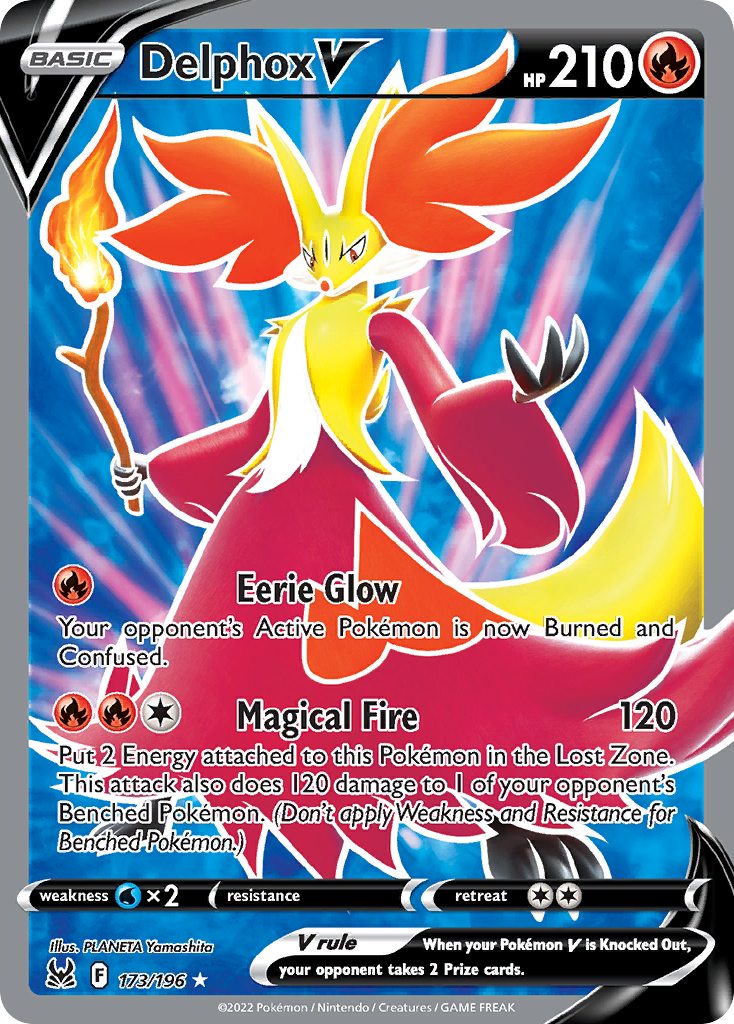 Delphox V 173/196 Lost Origin