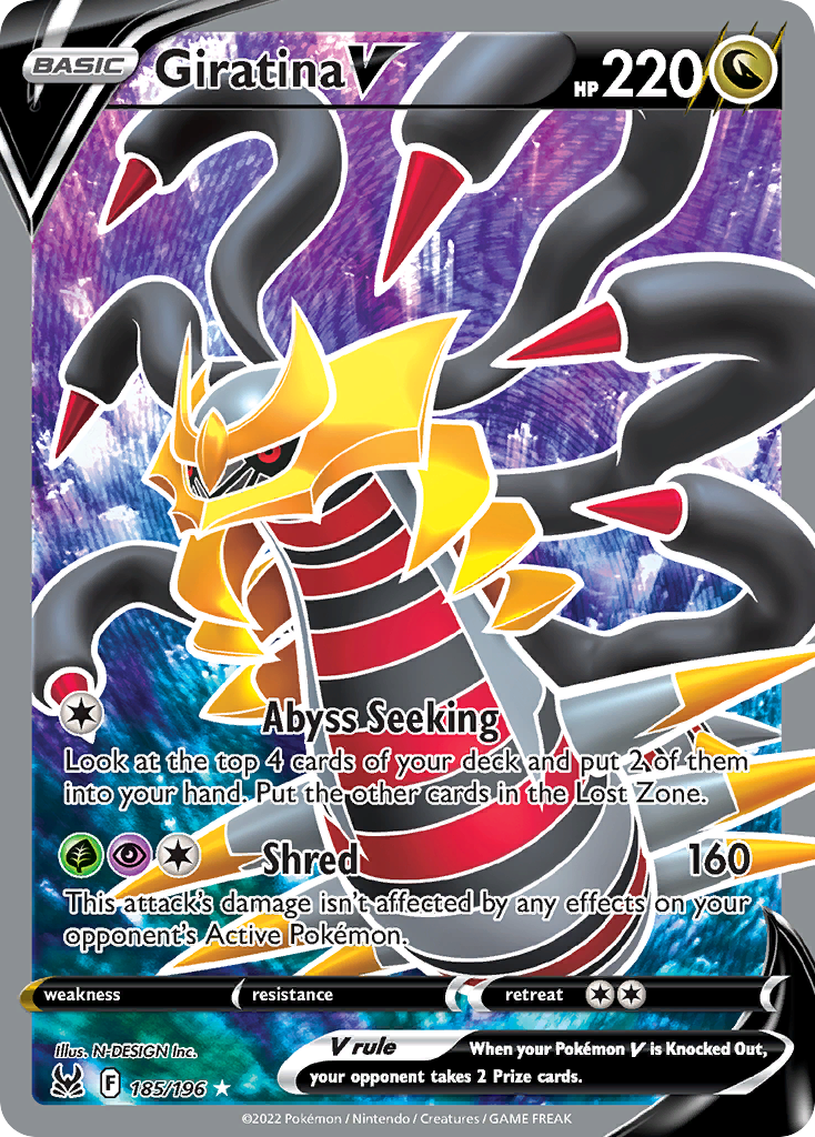 Giratina V 185/196 Lost Origin