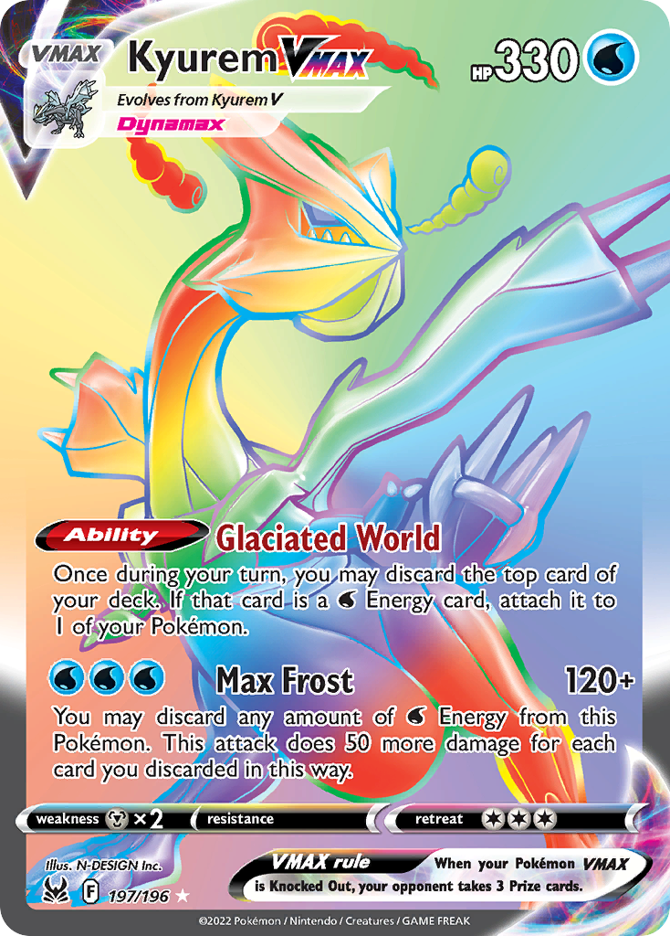 Kyurem VMAX 197/196 Lost Origin