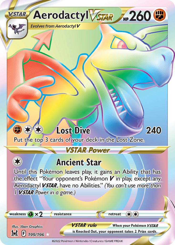 Aerodactyl VSTAR 199/196 Lost Origin