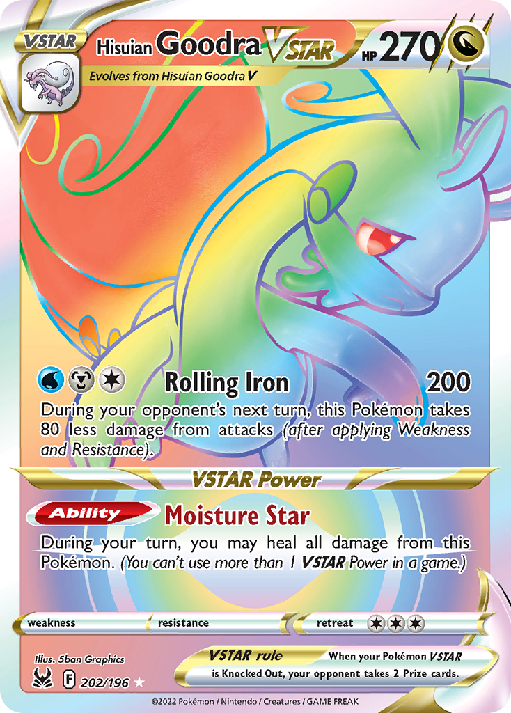 Hisuian Goodra VSTAR 202/196 Lost Origin
