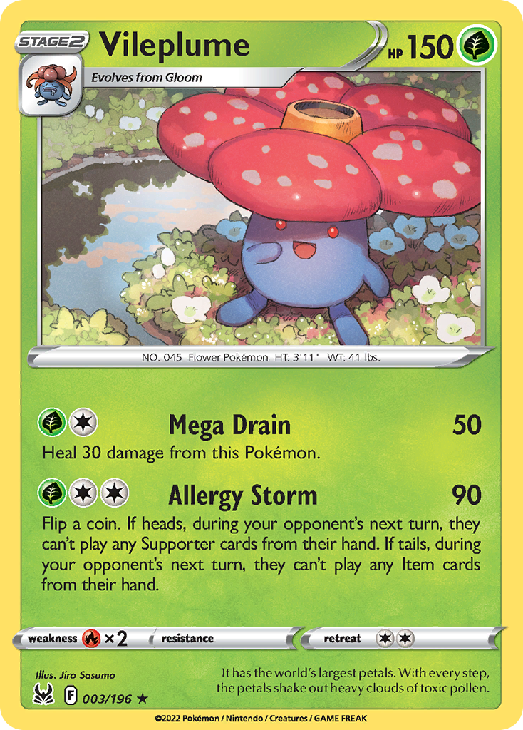 Vileplume 003/196 Lost Origin