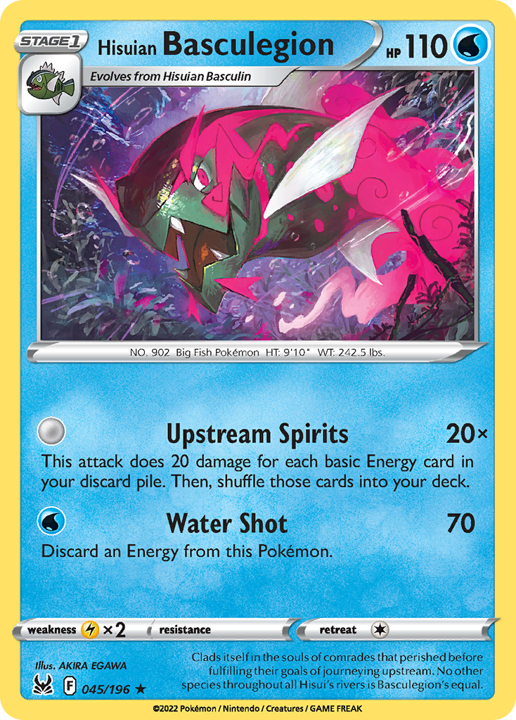 Hisuian Basculegion 045/196 Lost Origin