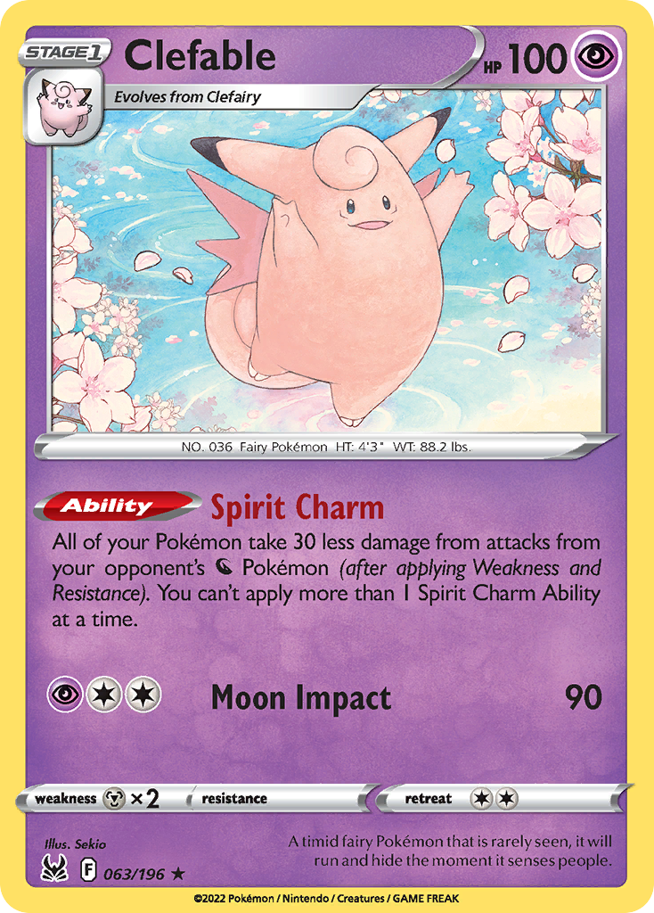 Clefable 063/196 Lost Origin
