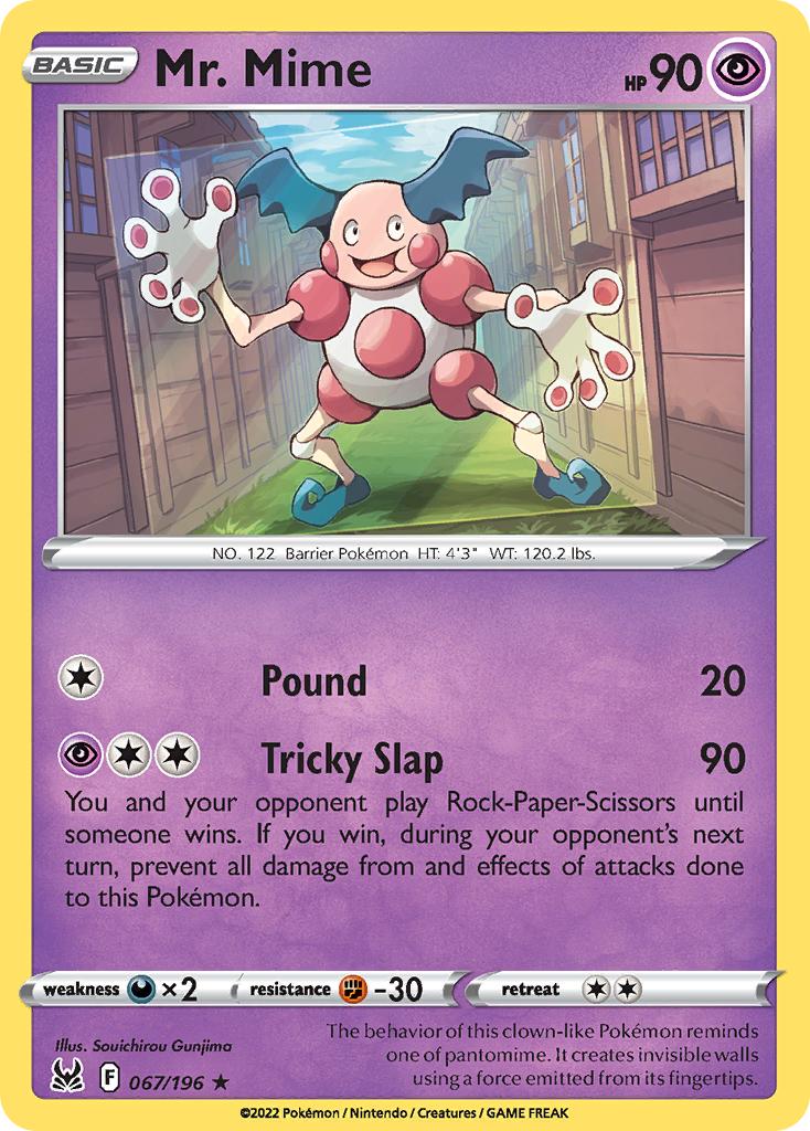 Mr. Mime 067/196 Lost Origin