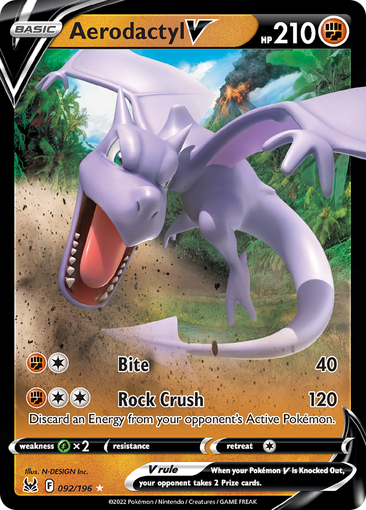 Aerodactyl V 092/196 Lost Origin
