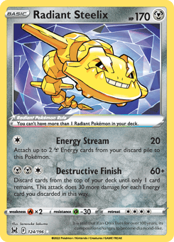 Radiant Steelix 124/196 Lost Origin