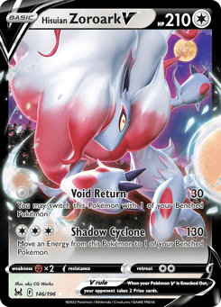 Hisuian Zoroark V 146/196 Lost Origin