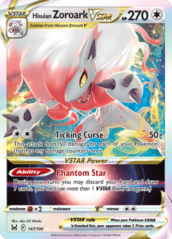 Hisuian Zoroark VSTAR 147/196 Lost Origin