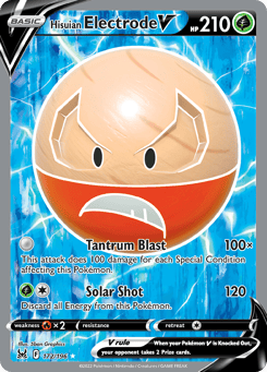 Hisuian Electrode V 172/196 Lost Origin