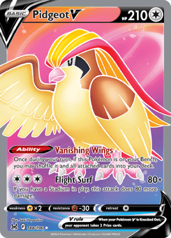 Pidgeot V 188/196 Lost Origin