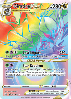 Giratina VSTAR 201/196 Lost Origin