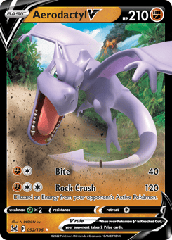 Aerodactyl V 092/196 Lost Origin