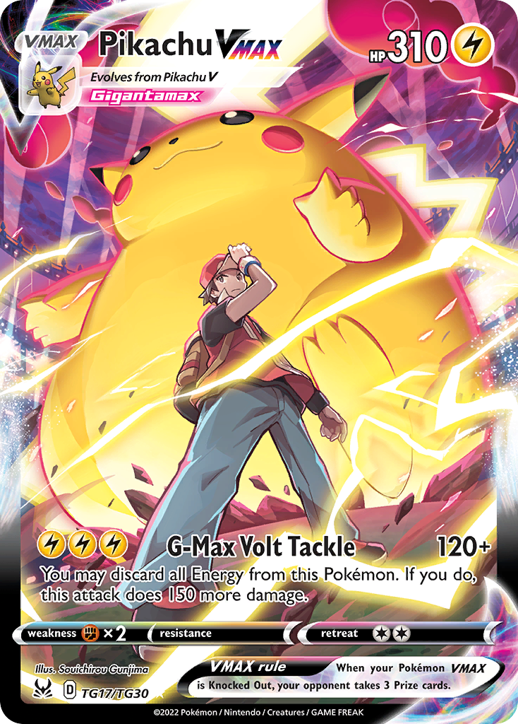 Pikachu VMAX TG17/TG30 Lost Origin Trainer Gallery