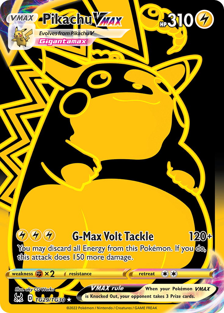Pikachu VMAX TG29/TG30 Lost Origin Trainer Gallery