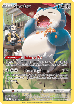 Snorlax TG10/TG30 Lost Origin Trainer Gallery