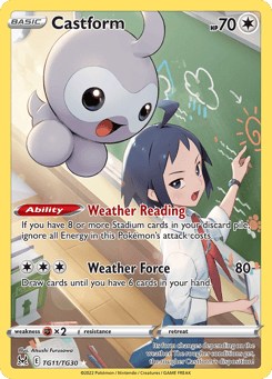 Castform TG11/TG30 Lost Origin Trainer Gallery