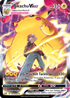 Pikachu VMAX TG17/TG30 Lost Origin Trainer Gallery